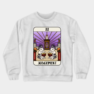 Judgemental INFJ Tarot Vintage English Spot Rabbit Easter Celebration Crewneck Sweatshirt